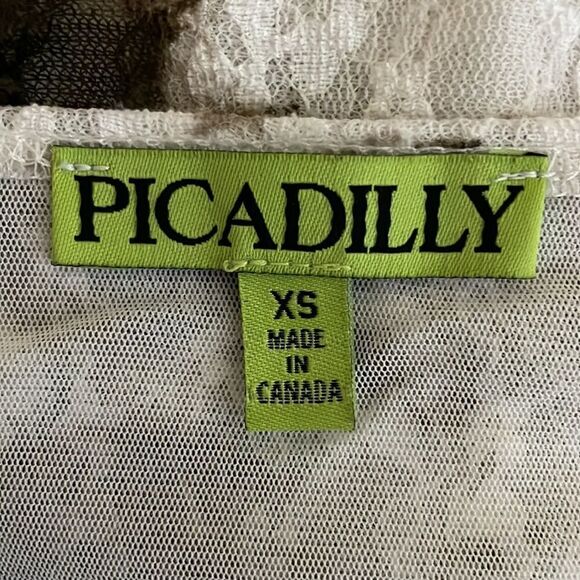 Picadilly XS Lace Overlay Sleeveless Made in Canada - Picture 6 of 6